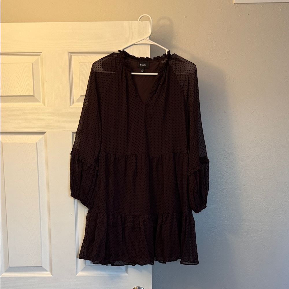 H&M Black Sheer Tunic